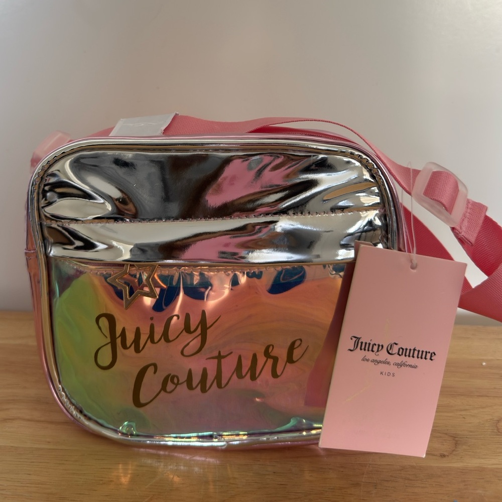 Juicy Couture Kids Crossbody Bag – Pink, New with Tags